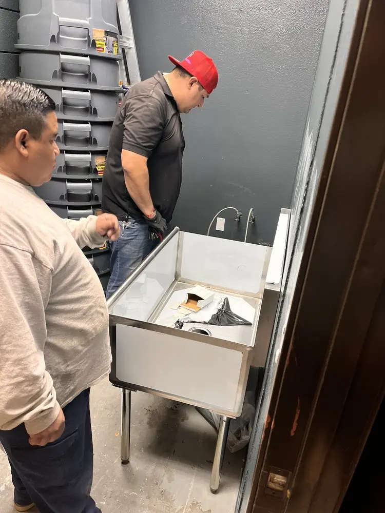 Commercial plumbing and sink installation in Bass River